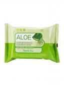 Farm Stay Aloe Moisture Soothing Cleansing Tissue Очищающие увлажн салфетки с экстрактом алоэ (30шт)