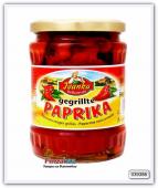 Обжареный красный перец в рассоле Grilled red paprika in brine 580 гр