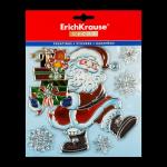 Набор наклеек ErichKrause® Decor Дед Мороз с подарками 18х23см