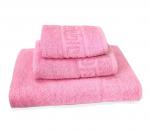 Комплект махровых полотенец, 3 штуки (40*70, 50*90, 70*140 см) (Розовый)