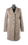Женское пальто бежевое 6853 размер 44, 46, 48