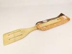 Лопатка бамбуковая ТМ "Плошкин Ложкин" с прорезями , 30 см, арт. LPL0031