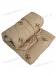 Одеяло детское для новорожденных овечья шерсть 110х140 (300 г/м, тик простеганный)