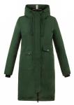 Пальто женское Аглая светло-зеленая плащевка (синтепон 300) С 0672