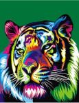 Портрет радужного тигра