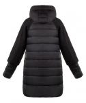 Пальто женское Анжела черная плащевка (синтепон 200) С 0673