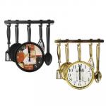 LADECOR CHRONO Часы настенные в форме столовых приборов, 1хАА, 32х31,5 см,  2 дизайна