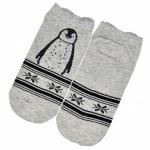 Носки детские: короткие "Пингвин" (gray)
