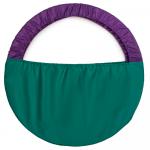 Чехол для обруча полукольцо, диам.900, цвет фиолетовый/зеленый (арт 3900)