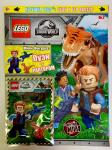 Ж-л LEGO Jurassic World 02/19 С ВЛОЖЕНИEМ! LEGO фигурка Оуэн с раптором