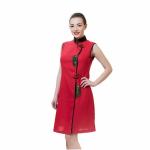 Платье красное короткое (ткань) 40 10-10-2-AKC