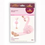Набор для изготовления игрушки "Miadolla"   BI-0227   Розовый фламинго