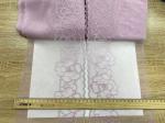 Вышивка на сетке AG-1216 розовая лаванда (левая)