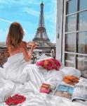 Завтрак на балконе в Париже