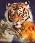 Тигр, лев и волк