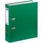 Папка-регистратор OfficeSpace, 70 мм, бумвинил, с карманом на корешке, зеленая, 162577