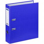 Папка-регистратор OfficeSpace, 70 мм, бумвинил, с карманом на корешке, синяя, 162579