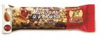 Батончик ореховый Мармеладная Сказка Миндаль и клюква, частично покрытый горьким шоколадом 30 г