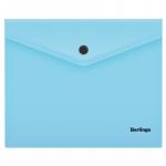 Папка-конверт на кнопке Berlingo Instinct, А5+, 180 мкм, аквамарин, OBk_05510