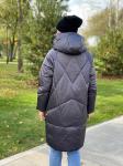Женская куртка 813#(H8#) темно-серая