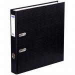 Папка-регистратор OfficeSpace, 50 мм, бумвинил, с карманом на корешке, черная, 162574