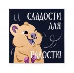 Шоколадная открытка "Сладости для радости (квокка)" 20 гр.