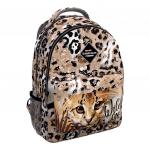 Ученический рюкзак ErichKrause® EasyLine® с двумя отделениями и грудной перемычкой 20L Wild Cat