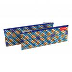 Пенал конверт ErichKrause® 220х90мм Blue&Orange Beads
