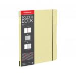 Тетрадь общая ученическая в съемной пластиковой обложке ErichKrause® FolderBook Pastel, желтый, А5+, 48 листов, клетка