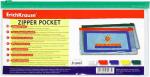 ZIP-пакет пластиковый ErichKrause® PVC Zip Pocket, Travel, прозрачный (в пакете по 12 шт.)