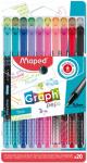 GRAPH PEP'S Ручка капиллярная, толщина линии - 0,4 мм, 20 цветов, деко, в футляре