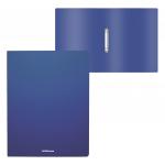 Папка на 2 кольцах пластиковая  ErichKrause® Matt Classic, 24мм, A4, синий (в пакете по 4 шт.)