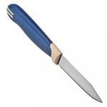 Tramontina Multicolor Нож кухонный с зубцами 8 см, блистер, цена за 2 шт., 23528/213