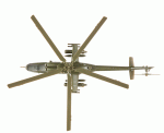 Сборная модель ZVEZDA 7403 Советский ударный вертолет Ми-24В