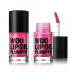 So Natural Блеск придающий губам дополнительный объём Woo Lip Oil Plumper 4,5г розовый