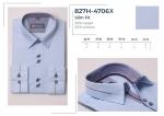 827D-4706X** H (XXS-XL) (8шт) Подростковая сорочка, притал. дл. рукав, BROSTEM