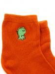 Детские носки 1-3 года 10-14 см "Динозаврики" Оранжевые