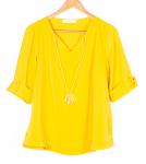 Женская блузка с цепочкой 249065