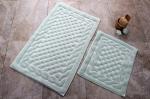 BAMBI Комплект ковриков для ванной (мятный), (60*100 см. и 60*50 см), хлопок