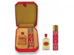 Подарочный набор "Красная Москва" (духи 42мл, дезодорант 75мл) в подарочной коробке с кисточкой