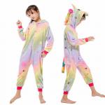 Пижама для детей Кигуруми Единорог цветной с солнышком