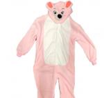 Пижама для взрослых Кигуруми Мышь розовая 3D