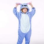 Пижама для детей Кигуруми Стич голубой