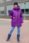 Женская куртка 995 фиолетовая