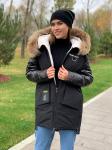 Женская зимняя куртка С16 черная