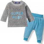 Пижама для мальчика lupilu, серый/голубой (308041)