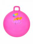 Мяч с ручкой 65 см (100  кг) розовый с Пони