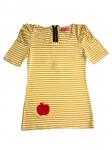 008097-1 футболка женская, желтая