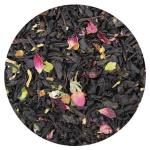 Чай черный «Розовый апельсин» НОВИНКА!!! Цейлонский  чай  с кусочками персика, лепестками роз и цедрой цитрусовых, с жизнерадостным ароматом апельсина.