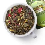 Чай зеленый "Царский подарок" Зеленый китайский чай с лепестками роз, плодами облепихи, кусочками ананаса и клубники,  с ароматом Айвы. ХИТ ПРОДАЖ!!!